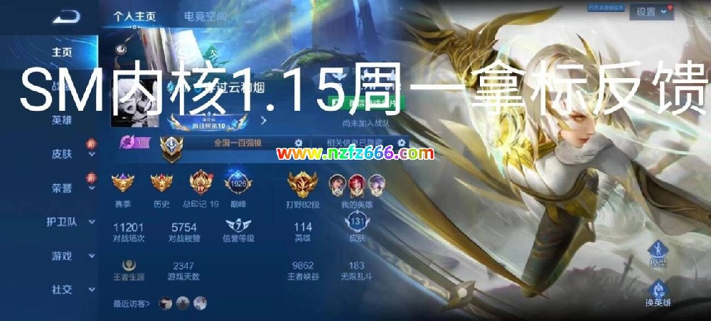 王者荣耀外挂辅助SM透视01/15反馈